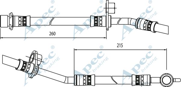 APEC BRAKING Jarruletku HOS4078